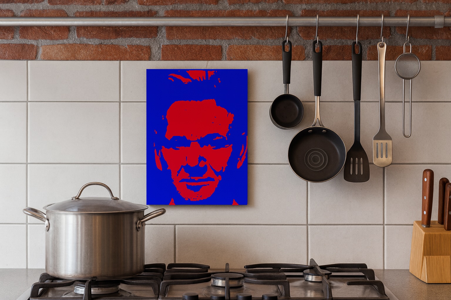 Portrait 3D printed art